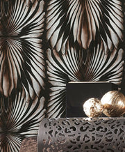 Roberto Cavalli 8 Nolu Koleksiyon Desenli Vizon Siyah