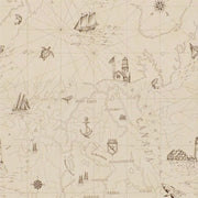 Ralph Lauren Shipping Lanes Map Duvar Kağıdı
