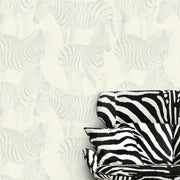 Dolce Gabbana Beyaz Zebra Koleksiyon Duvar Kağıdı