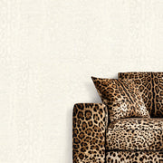 Dolce Gabbana Beyaz Leopar Desen Duvar Kağıdı