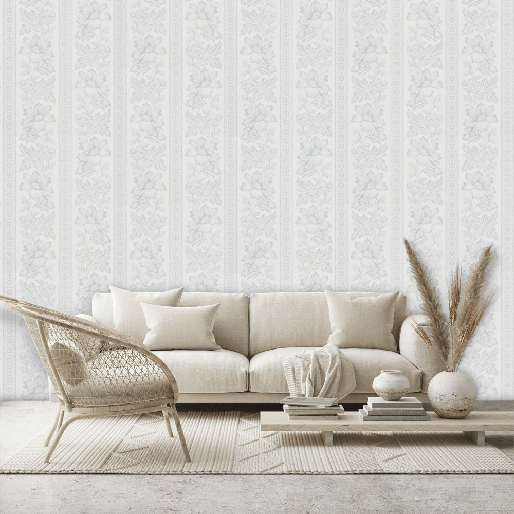 Açık Gri Gwinnett Toile Duvar Kağıdı