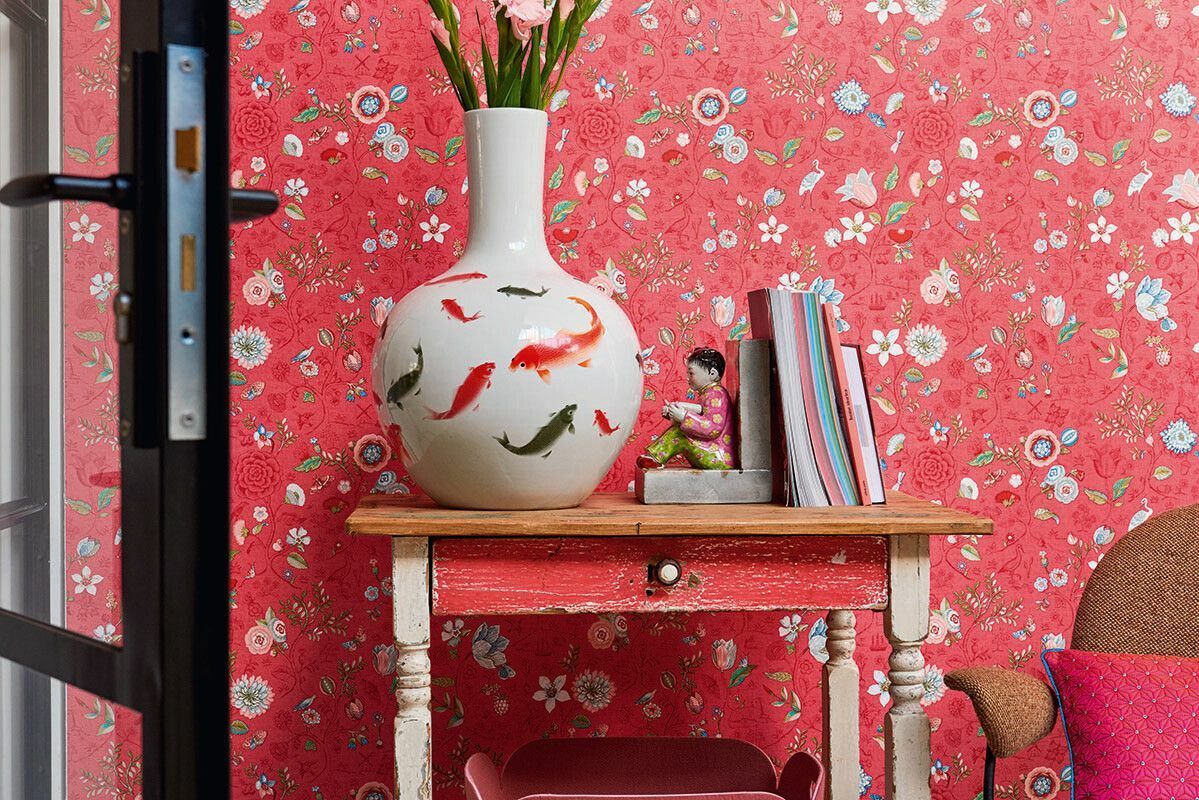 Pip Studio La Majorelle Pembe Duvar Kağıdı