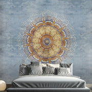 Brown Minsk Mandala Duvar Kağıdı