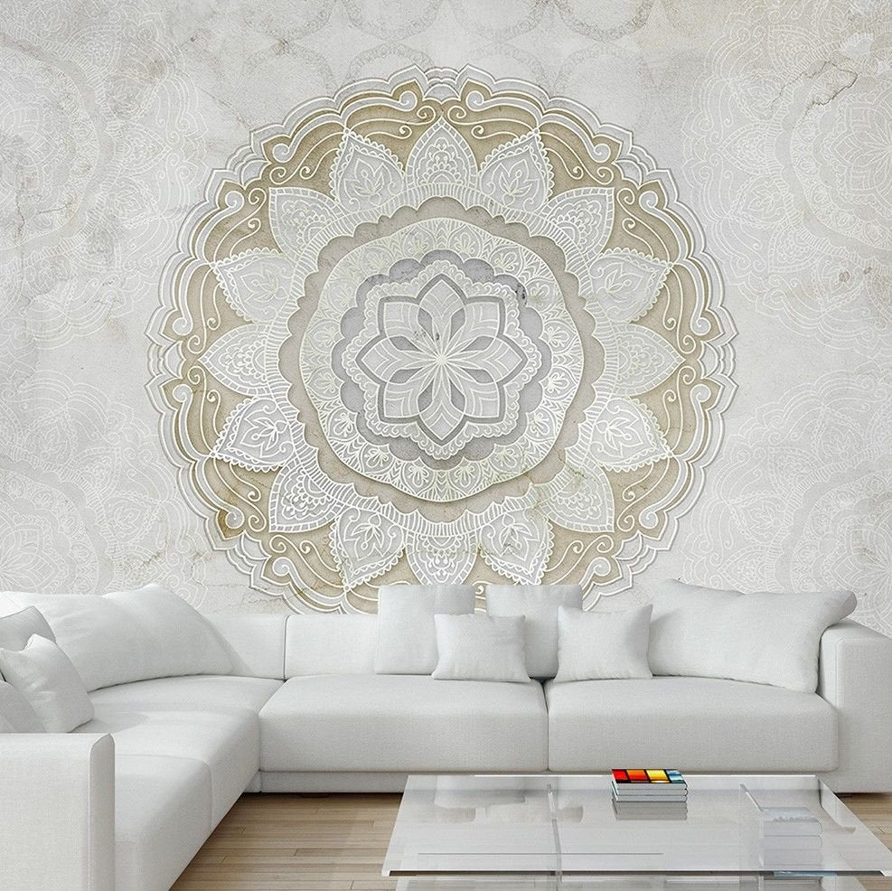 Brown Vienna Mandala Duvar Kağıdı