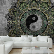 Green Shanghai Ying Yang Duvar Kağıdı