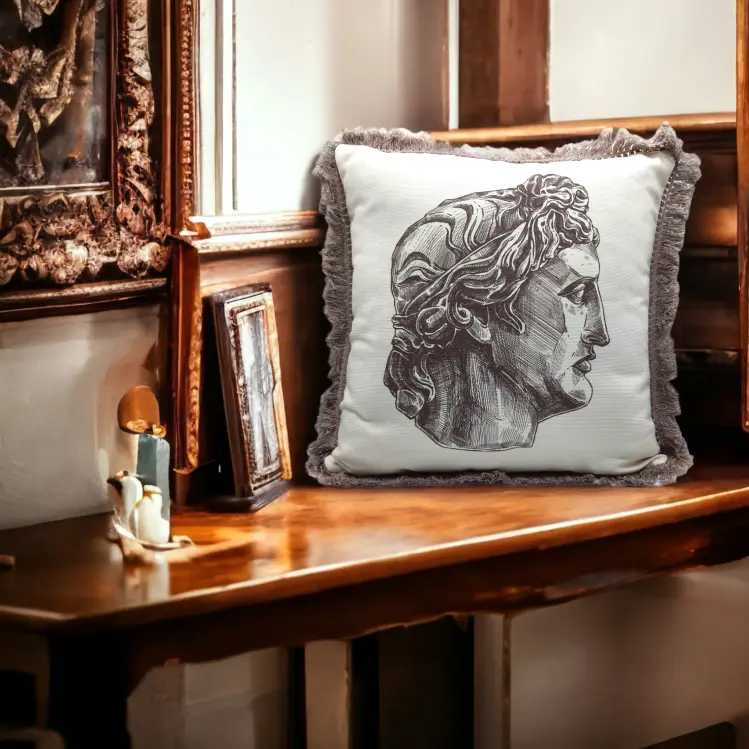 Duvar Kağıdı, Yastık ve Puf ile Şık Ev Dekorasyonunda Tamamlayıcı Dokunuşlar