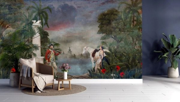 Gelincik Çiçekleri Prenses Ve Asker Duvar Kağıdı