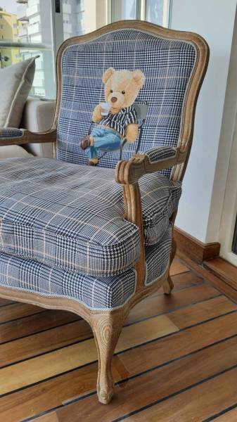 Teddy Süet Pano Döşemelik Kumaş Ekoseli Süet Kumaş