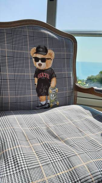 Teddy Süet Pano Döşemelik Kumaş Ekoseli Süet Kumaş