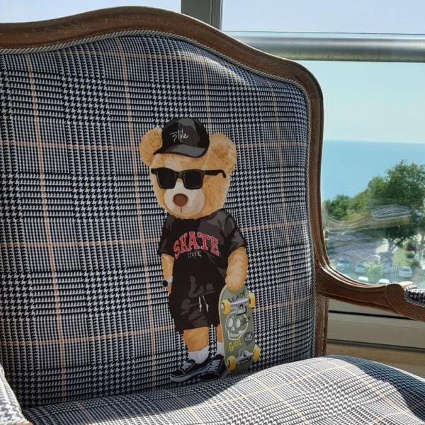 Teddy Süet Pano Döşemelik Kumaş Ekoseli Süet Kumaş