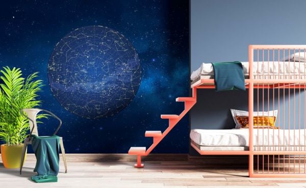 Astroloji Yıldızlar Haritası Duvar Kağıdı