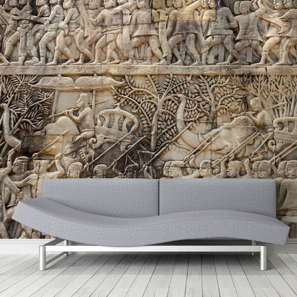 Khmer Culture Uzakdoğu Tarihi Eser Duvar Kağıdı