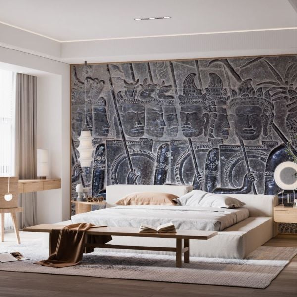 Angkor Tapınağı Savaşçıları Duvar Kağıdı