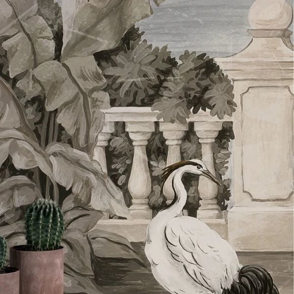 Leylek Bahçesi Tasarım Duvar Kağıdı