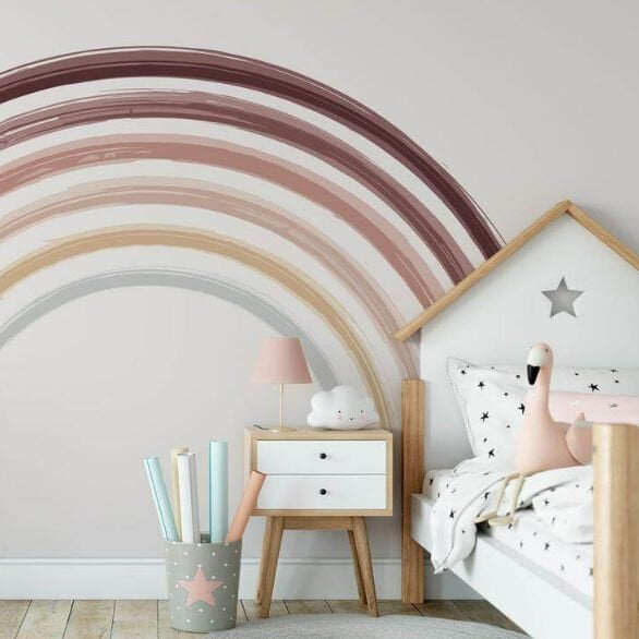 Modern Gökkuşağı Çocuk Pano Kağıt