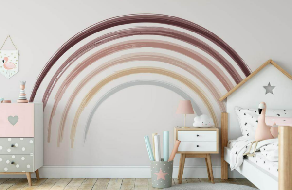 Modern Gökkuşağı Çocuk Pano Kağıt