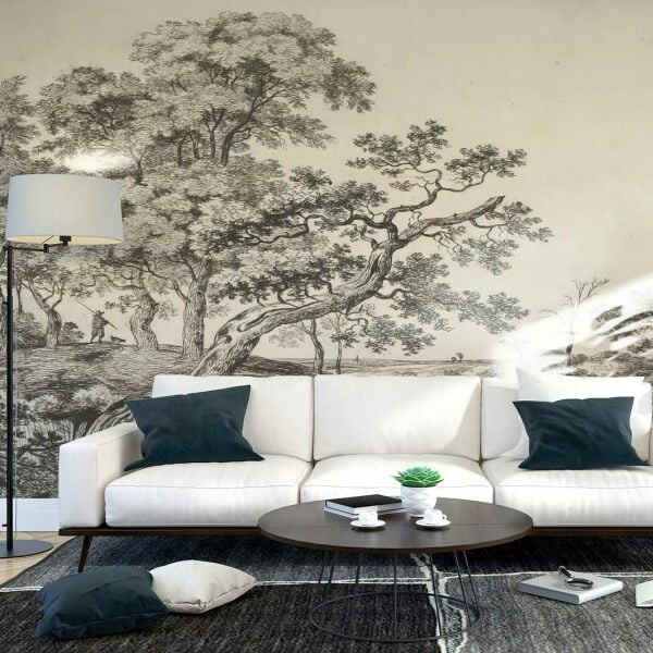 Çınar Ağacı Ormanı Duvar Kağıdı