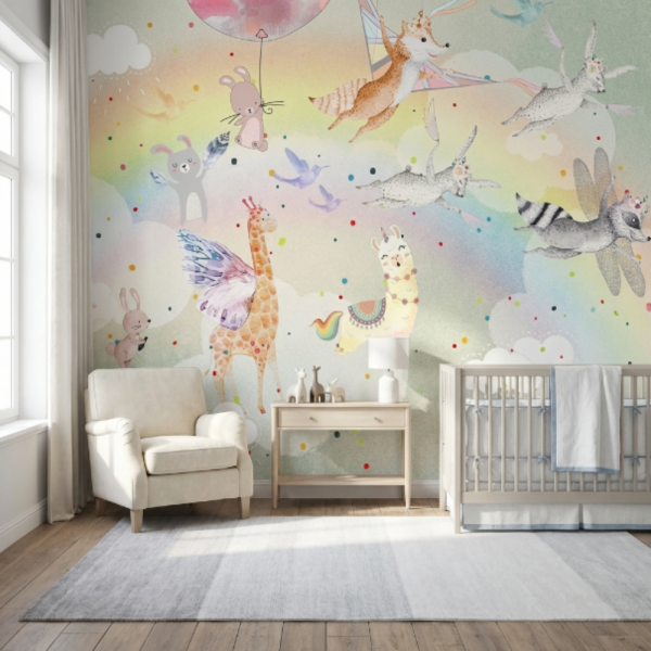 Bahar Dizisi Seren Uras Bebek Odası Duvar Kağıdı