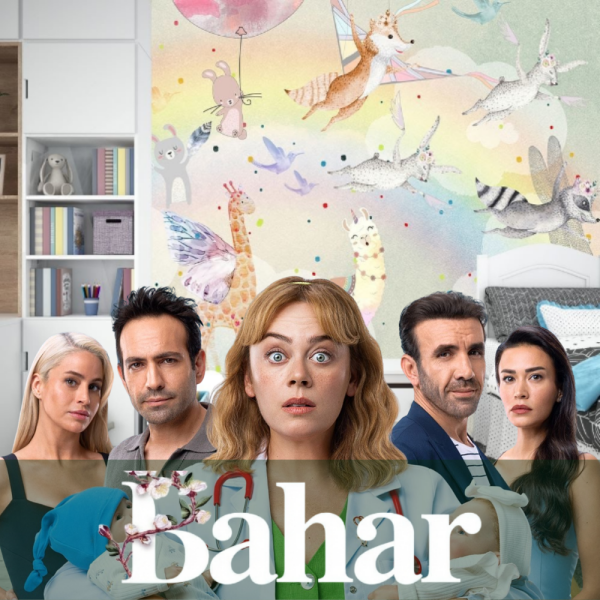 Bahar Dizisi Seren Uras Bebek Odası Duvar Kağıdı