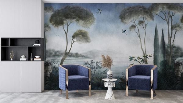 Kırlangıçlar Sütun Nehir Duvar Kağıdı