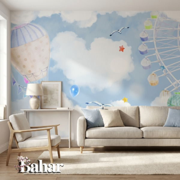 Bahar Dizisi Seren Ve Uras Bebek Odası Duvar Kağıdı