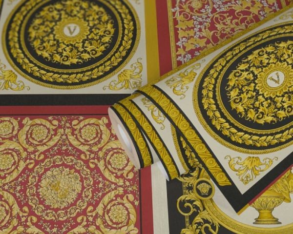 Versace 5 Koleksiyonu Barocco Mosaik Duvar Kağıdı