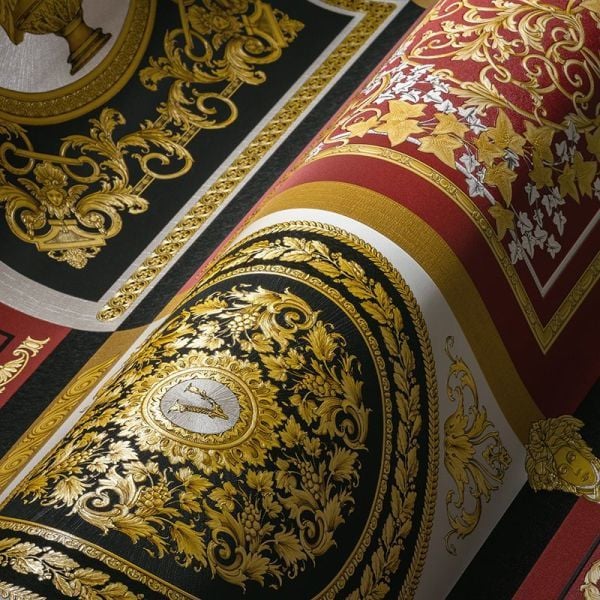 Versace 5 Koleksiyonu Barocco Mosaik Duvar Kağıdı