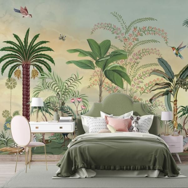 Doğayla Bütünleşen Zamansız Zarafet Duvar Kağıdı