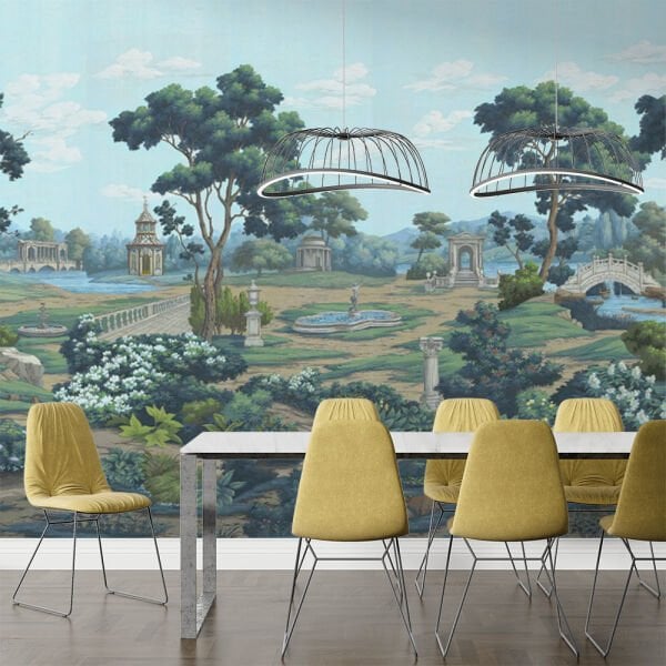 Büyük Saray Bahçesi Kamelyalar Çeşmeler Duvar Kağıdı