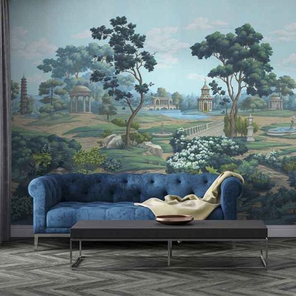 Büyük Saray Bahçesi Kamelyalar Çeşmeler Duvar Kağıdı