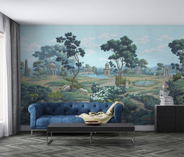 Büyük Saray Bahçesi Kamelyalar Çeşmeler Duvar Kağıdı