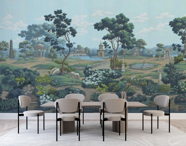 Büyük Saray Bahçesi Kamelyalar Çeşmeler Duvar Kağıdı