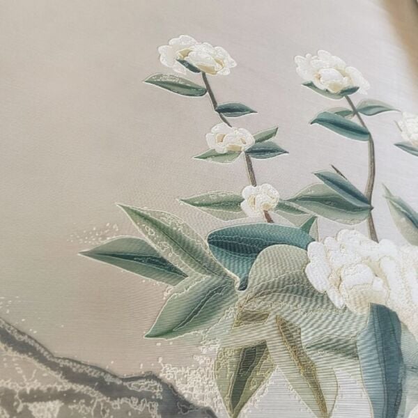 Sakura Çiçekler Kuşlar Duvar Kağıdı