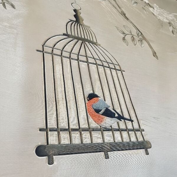 Sakura Çiçekler Kuşlar Duvar Kağıdı