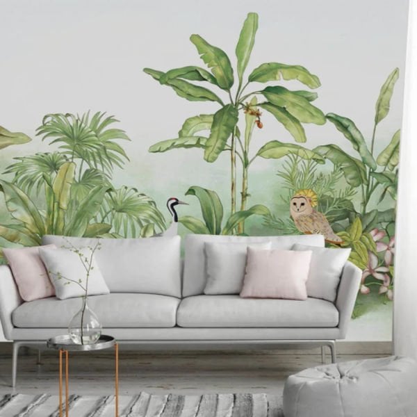 Baykuş Ve Turna Kuşu Orman Duvar Kağıdı