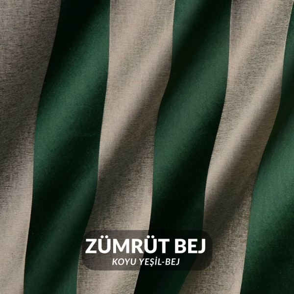 Saten Çizgili Döşemelik Perdelik Kumaş İthal