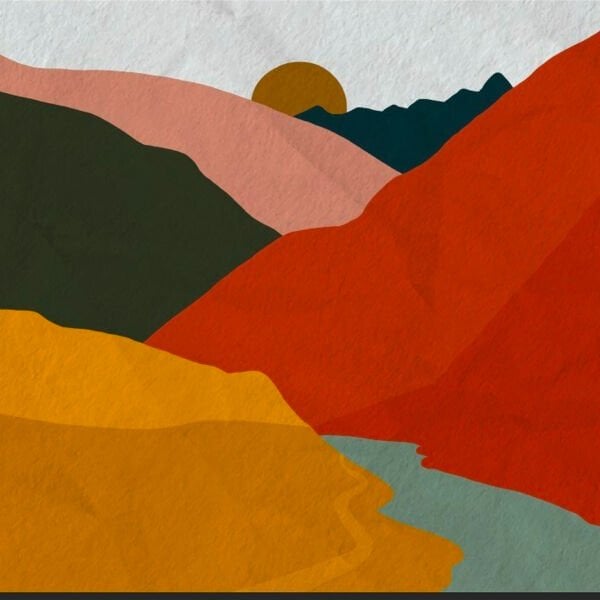 Kefaret Dizi Soyut Desenler Duvar Kağıdı