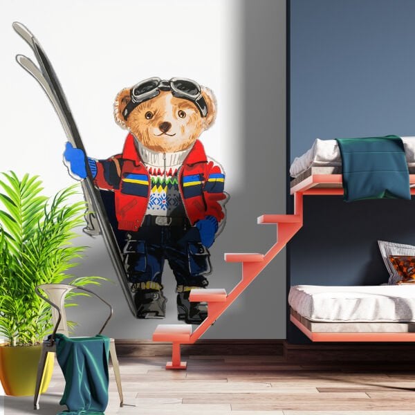 Teddy Bear Çocuk Pano Kağıt Oyuncak Ayı