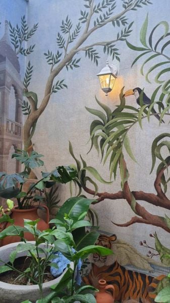 Tropik Orman Egzotik Hayvanlar Dış Mekan Duvar Kağıdı