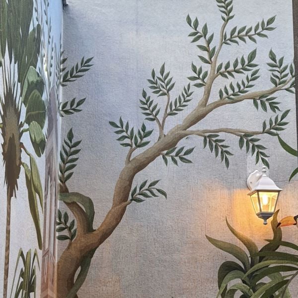 Tropik Orman Egzotik Hayvanlar Dış Mekan Duvar Kağıdı