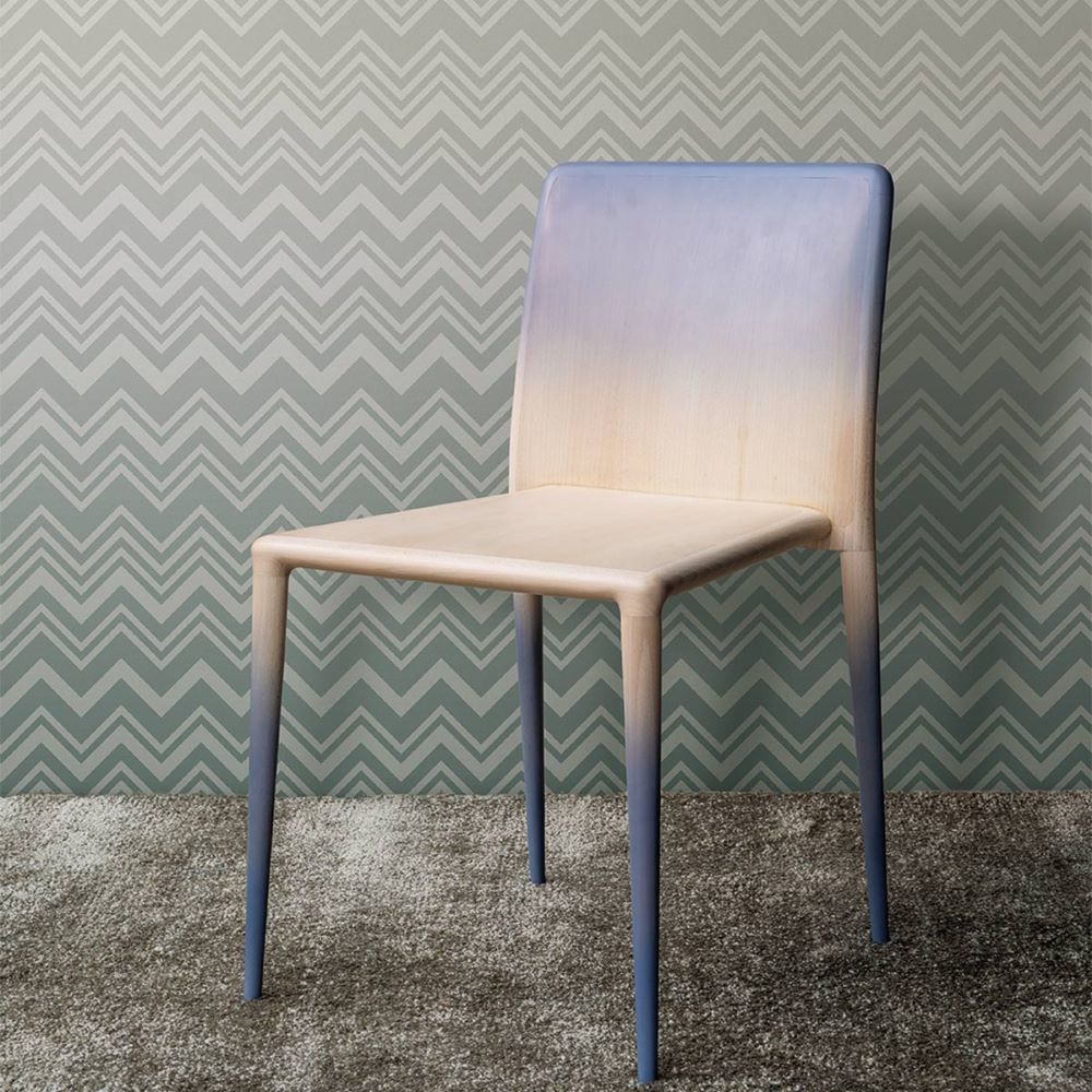 Missoni 4 Koleksiyonu İkonik Renkler Zigzag Duvar Kağıdı