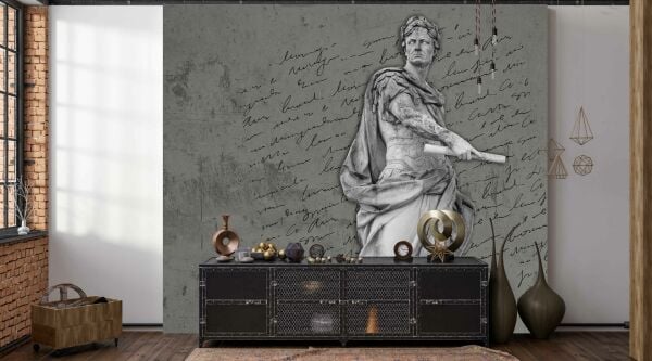 Hipokrat Yemini Üzerine David Heykeli Duvar Kağıdı