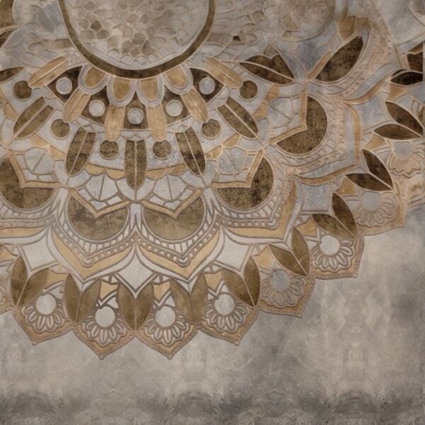 Brown Amsterdam Mandala Duvar Kağıdı