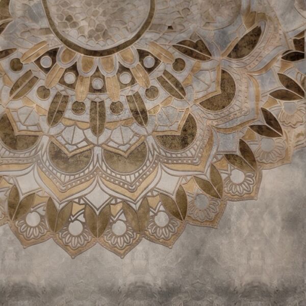 Brown Amsterdam Mandala Duvar Kağıdı