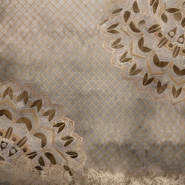 Brown Berlin Mandala Duvar Kağıdı