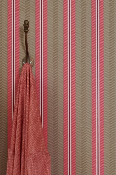 Pip Studio Blurred Lines Pembe Duvar Kağıdı