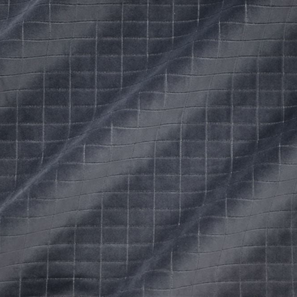 Karo Kadife Döşemelik Kumaş