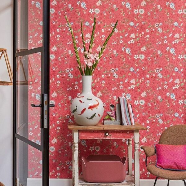 Pip Studio La Majorelle Pembe Duvar Kağıdı