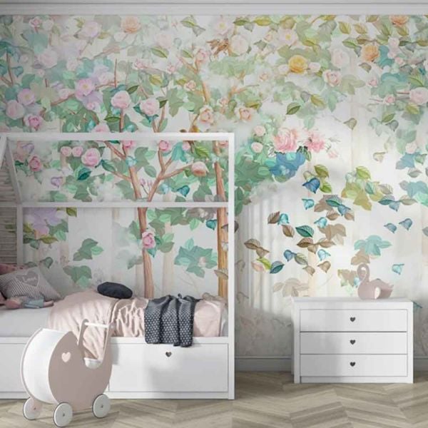 Uva Sonbahar Gül Ağaçları Duvar Kağıdı