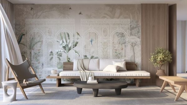 Sofistike İç Mekanlar Tasarım Duvar Kağıdı